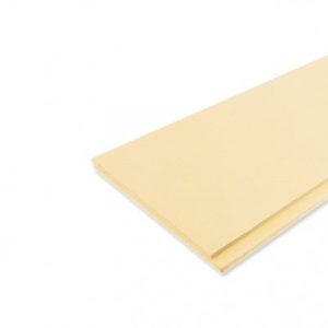 ไม้ผนังบังใบ คอนวูด ลายเสี้ยน หน้า 8 นิ้ว G0 (ไม่มีร่อง) สีงาช้าง